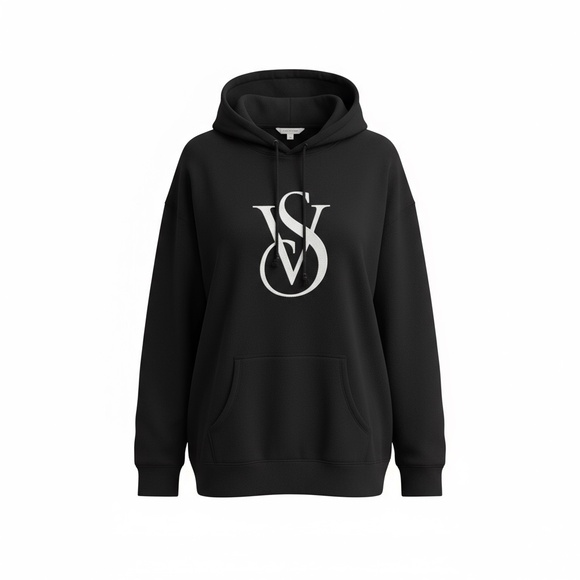 Victoria's Secret Tops - Victoria's Secret Black Hoodie with Logo